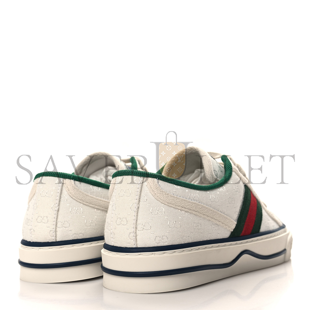 G*u*i jacquard mini gg monogram web womens 1977 tennis sneakers